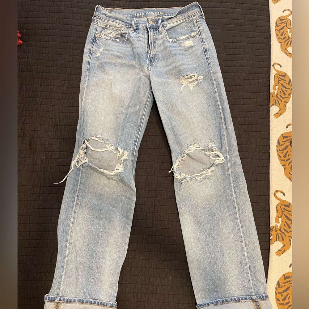 American Eagle low rise baggy jeans
